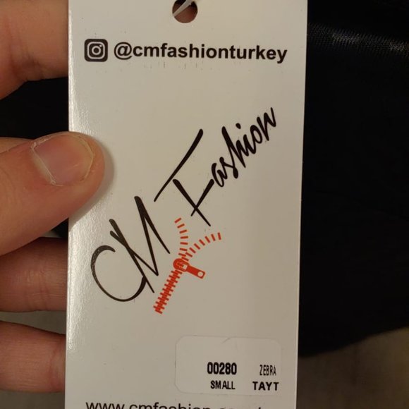 CM fashion pocketed zebra print leggings NWT - Picture 9 of 9